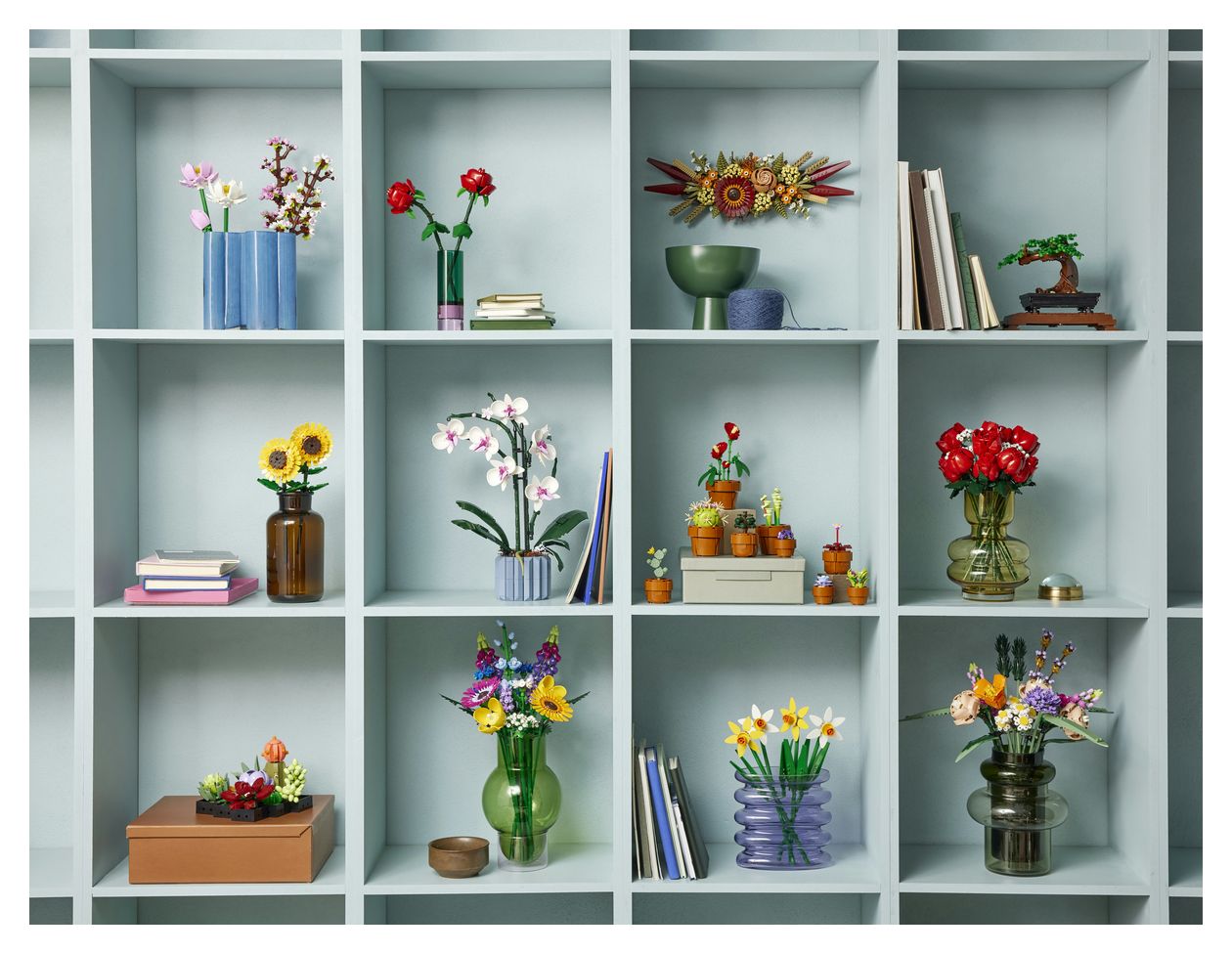 Sonnenblumen Bauset 191 Teile  (Mehrfarbig) 