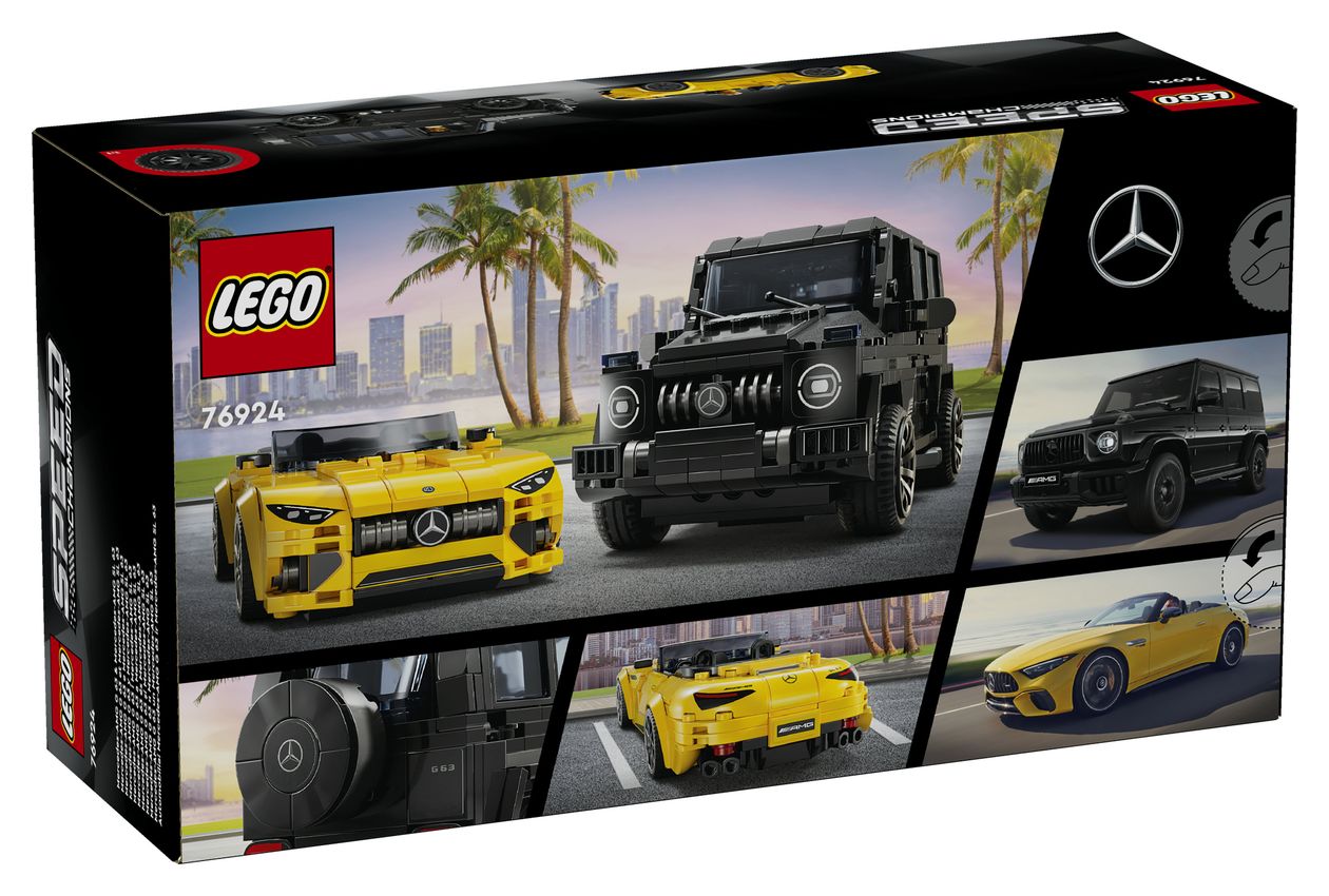 Speed Champions Mercedes-AMG G 63 und SL 63 Bauset 808 Teile  (Mehrfarbig) 