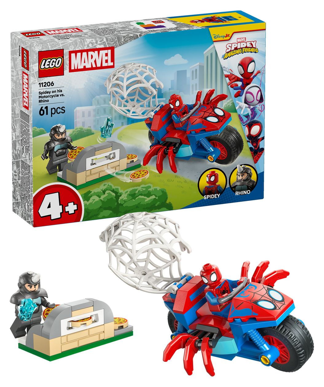 Spidey auf Motorrad vs. Rhino 