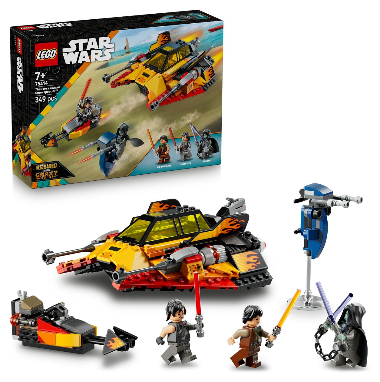 Star Wars The Force Burner Snowspeeder Bauset 349 Teile  (Mehrfarbig) 