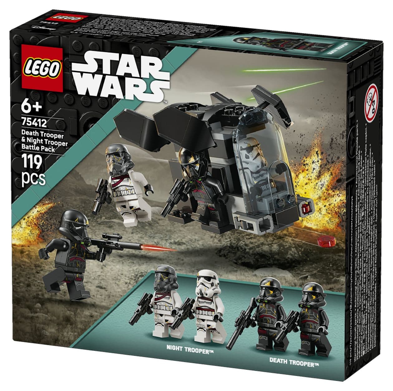Star Wars Todestruppler und Nachttruppler Battle Pack Bauset 119 Teile  (Mehrfarbig) 