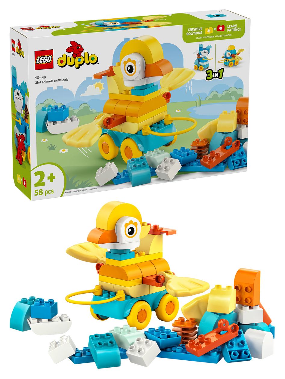 Tiere auf Rädern 3-in-1-Set 