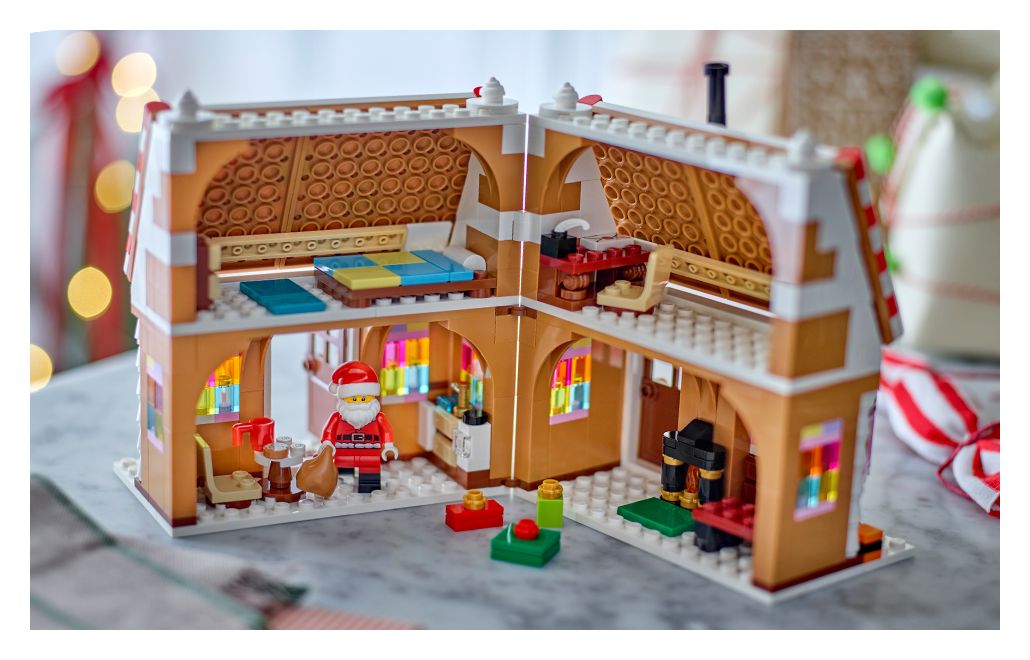 Weihnachtliches Lebkuchenhaus 