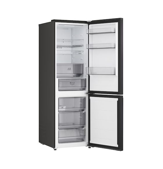 GBBS312BEV 220 l / 113 l Kühl-Gefrierkombi freistehend NoFrost 135 kWh Jahr  (Schwarz) 
