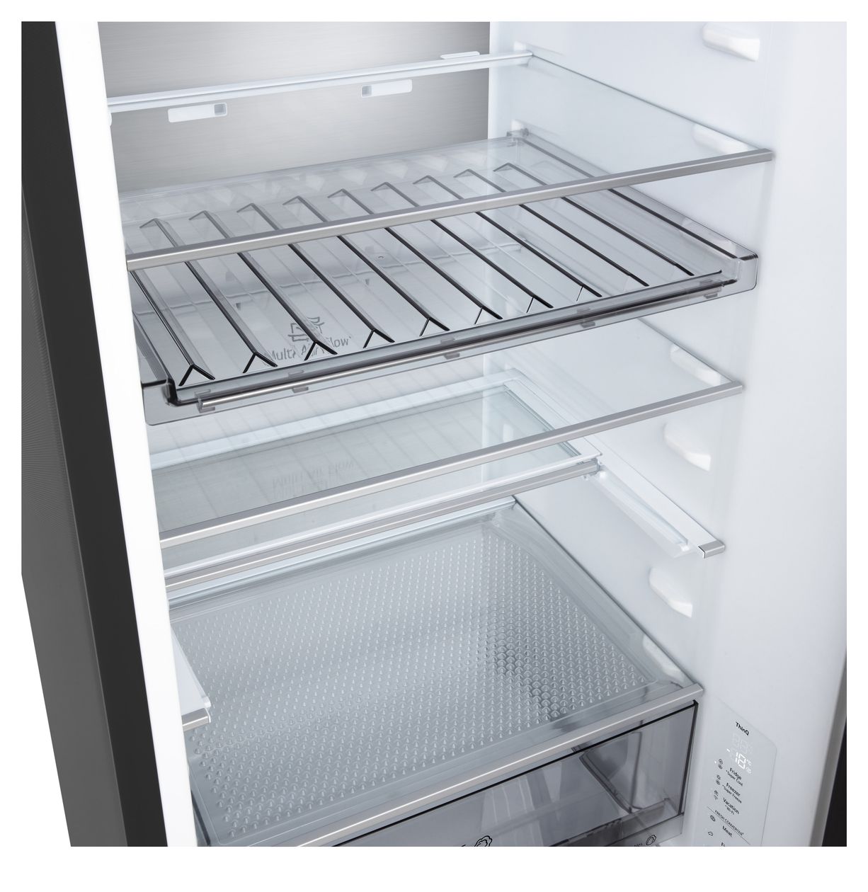 GBBS524AEV 262 l / 113 l Kühl-Gefrierkombi freistehend NoFrost 112 kWh Jahr  (Schwarz) 