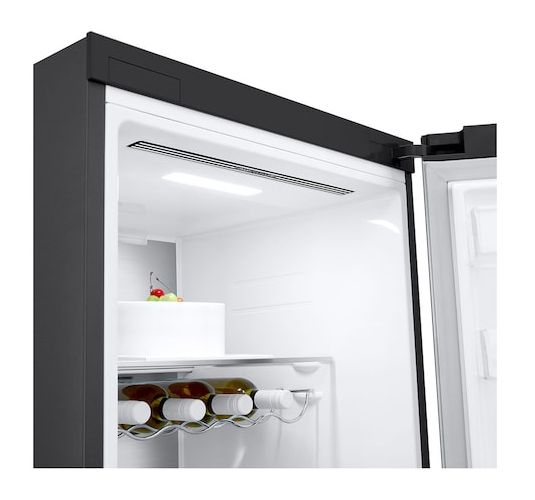 GLM71MCCSX 386 l / 386 l Kühlschrank freistehend EEK: C 77 kWh Jahr  (Schwarz) 