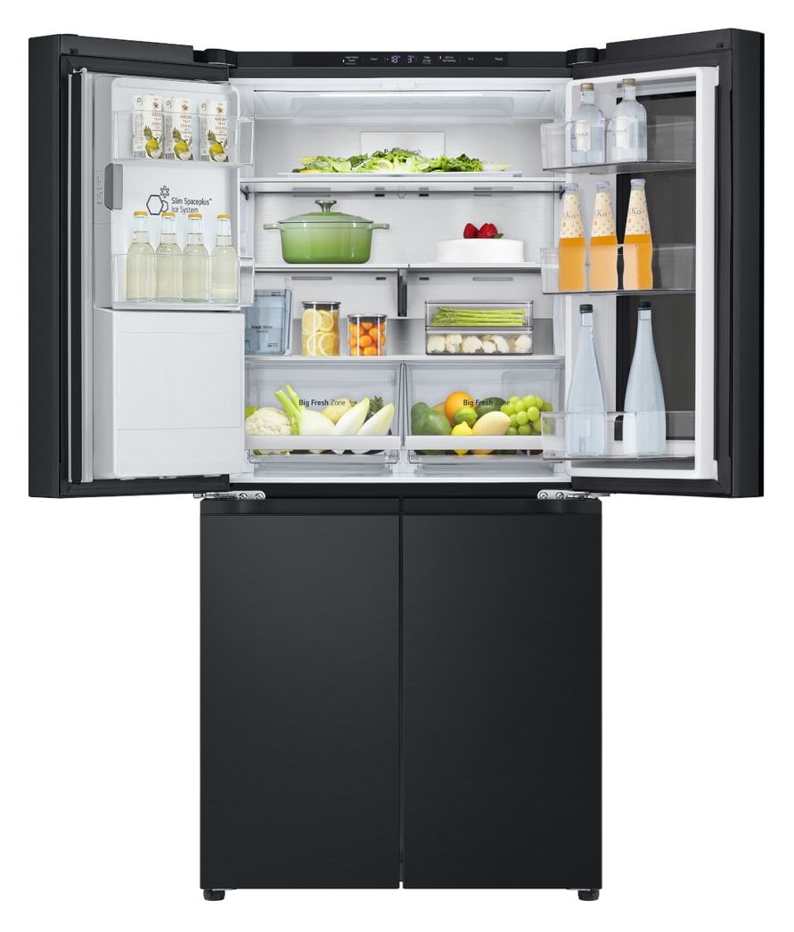 GMG761EPAE Side-by-Side Kühl-/ Gefrierkombination 288 l / 220 l 314 kWh 1757 mm x 835 mm  (Schwarz) 