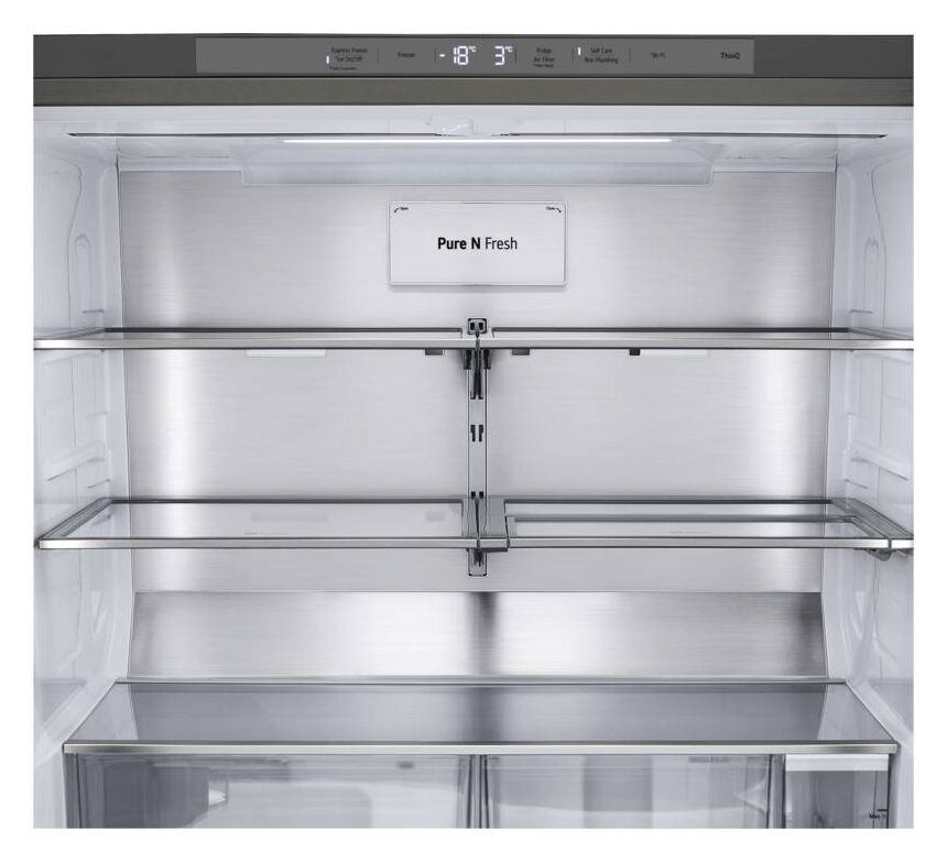 GMG961MBKE Side-by-Side Kühl-/ Gefrierkombination 363 l / 274 l 354 kWh NoFrost 1792 mm x 914 mm  (Edelstahl) 
