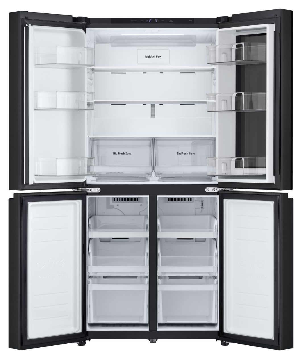 GMV860EPDE Side-by-Side Kühl-/ Gefrierkombination 321 l / 209 l 314 kWh NoFrost 1787 mm x 835 mm  (Schwarz) 