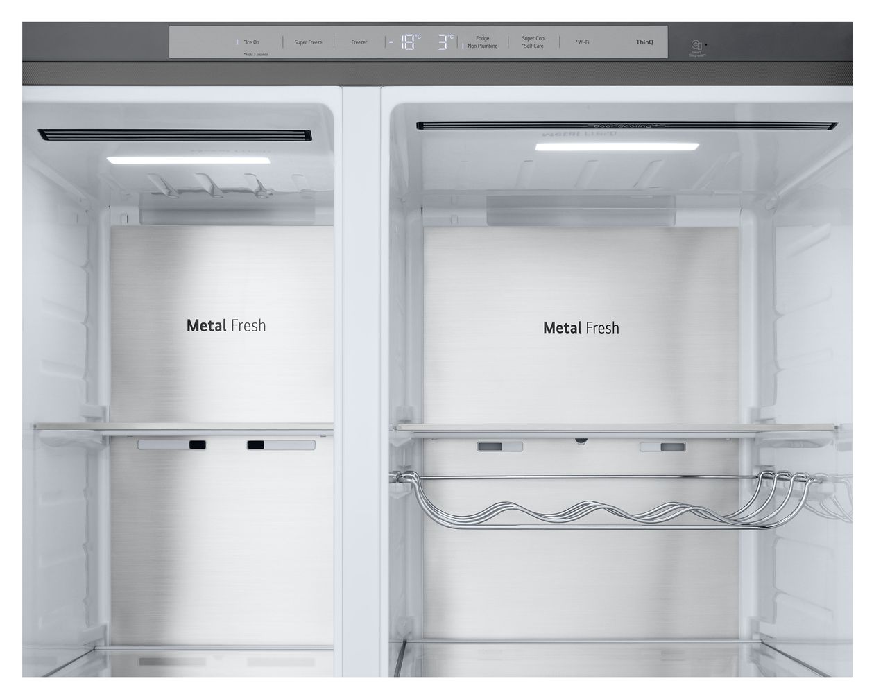 GSLE91MBAB Side-by-Side Kühl-/ Gefrierkombination 404 l / 219 l 175 kWh NoFrost 1790 mm x 913 mm  (Edelstahl) 