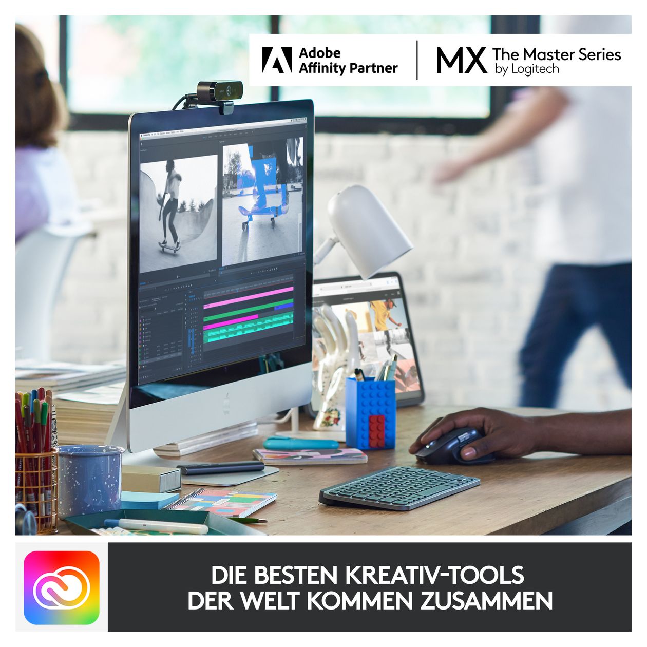 MX Keys Mini for Mac LED Büro Tastatur Bluetooth  (Grau) 