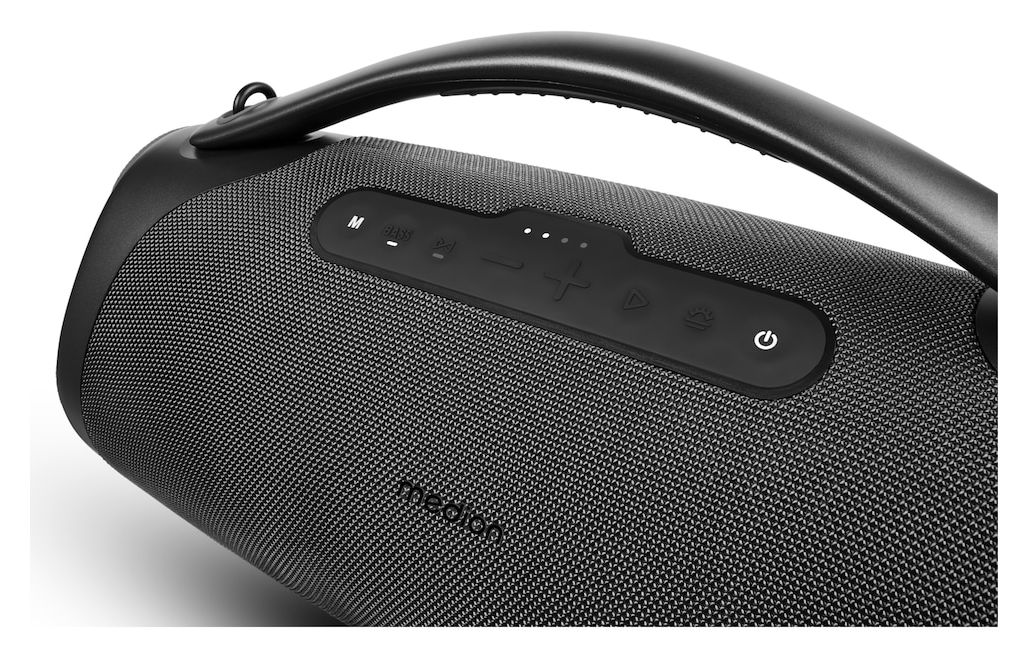 Life P61768 100 W Bluetooth Lautsprecher IPX7 Laufzeit bis 30 h  (Grau) 