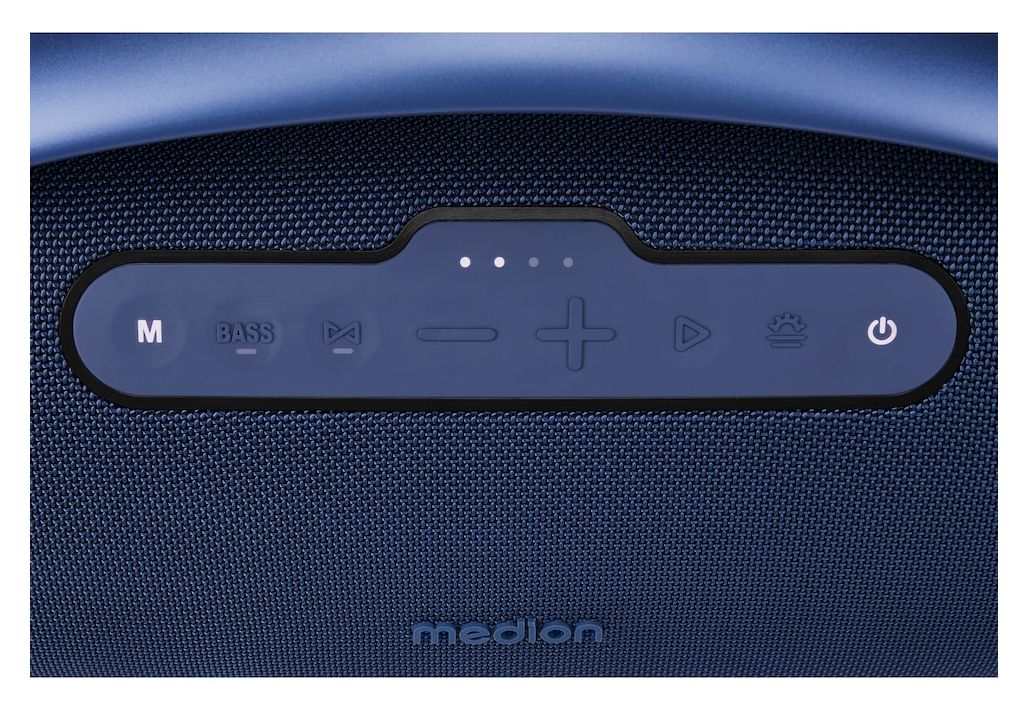 Life P61768 100 W Bluetooth Lautsprecher IPX7 Laufzeit bis 30 h  (Blau) 