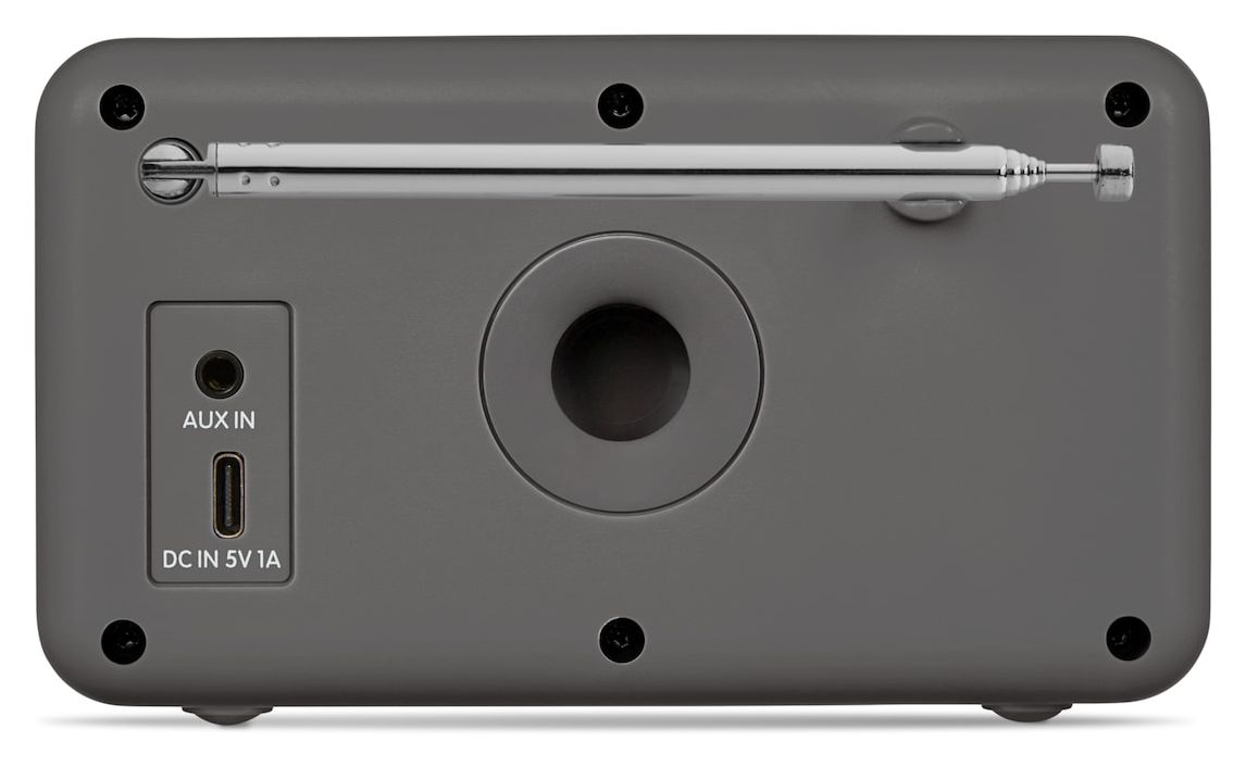 Life S66822 Bluetooth DAB+, UKW Radio Tragbar IPX1  (Grau) 