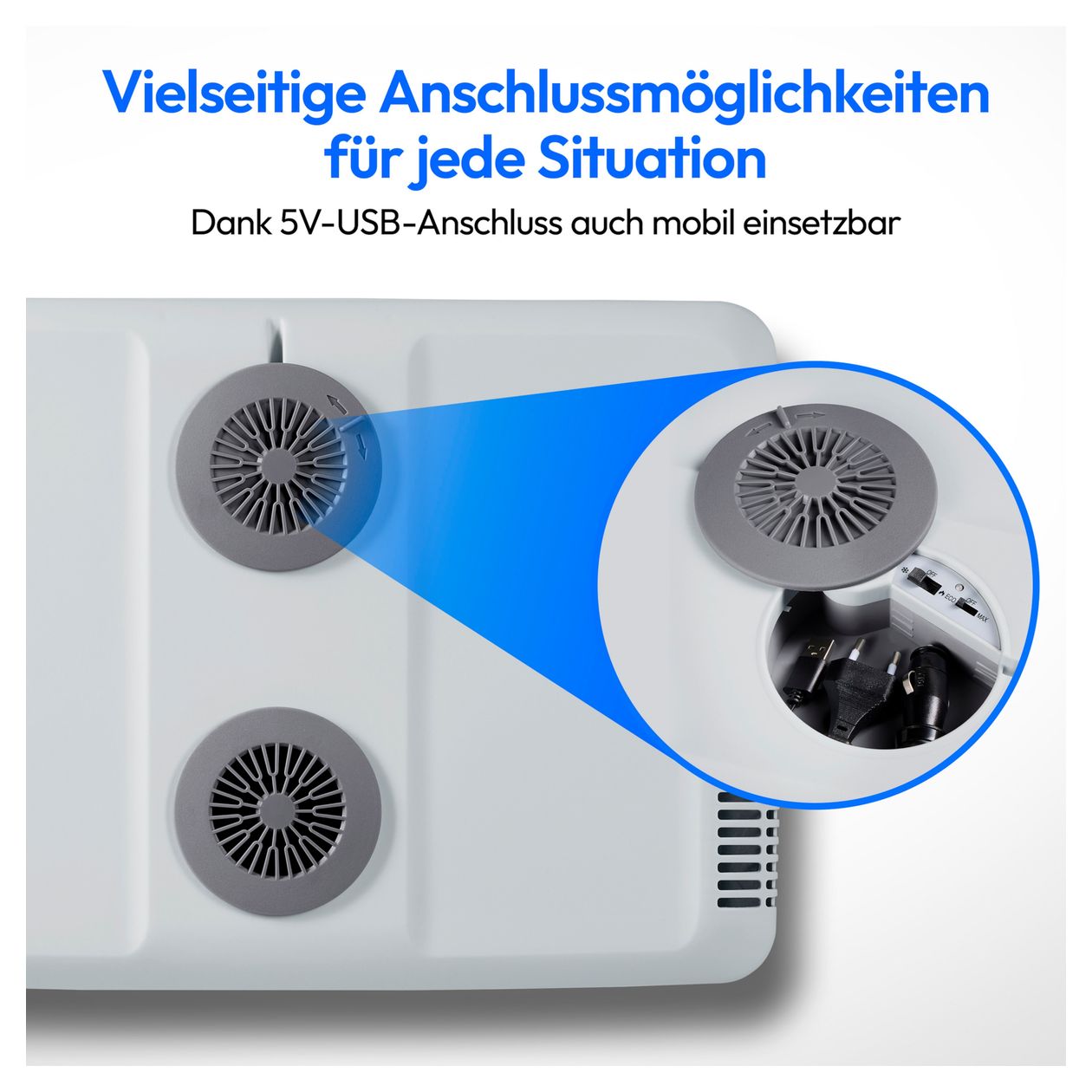 MD13102 40 l Kühlbox  (Silber, Weiß) 