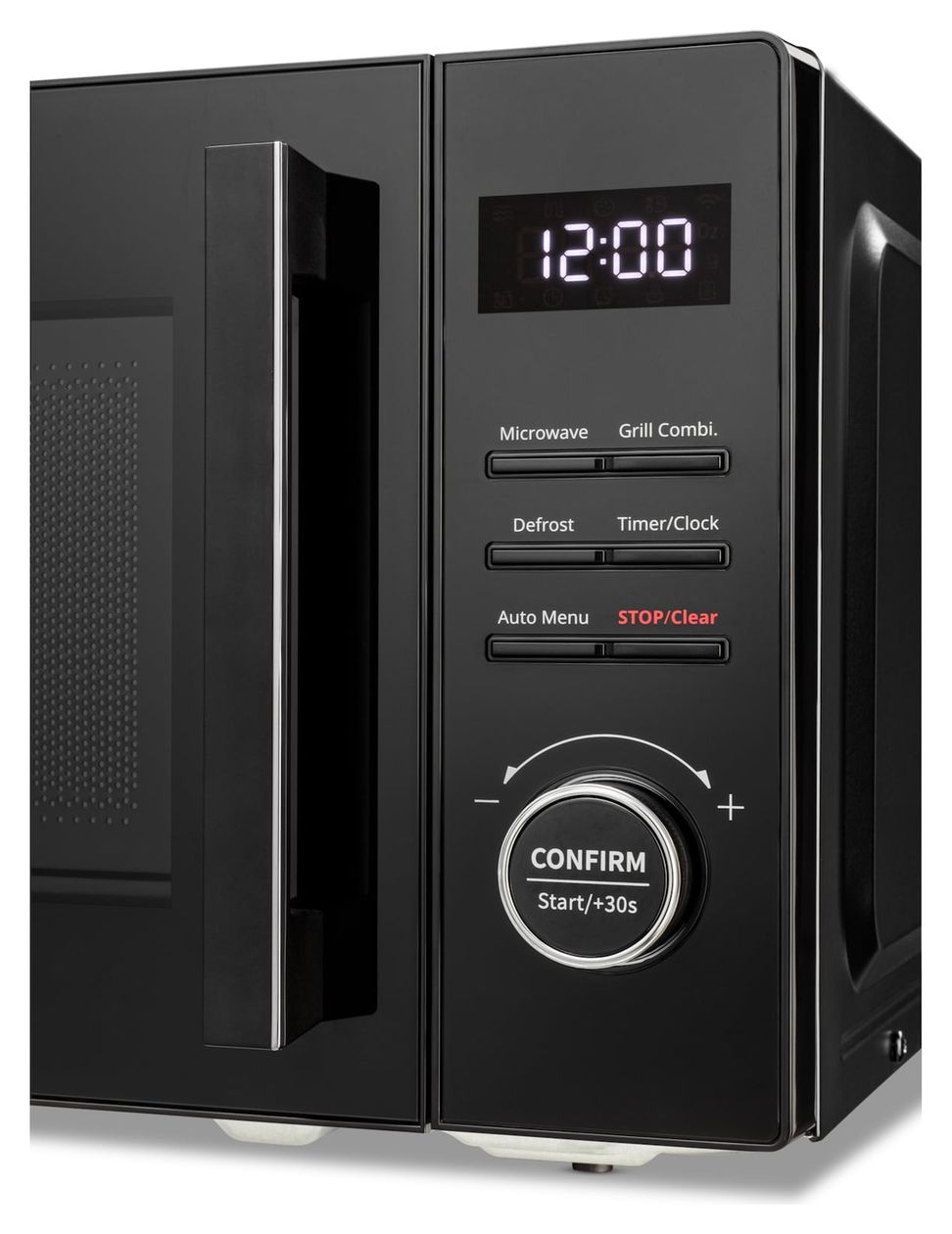MD12021 Freistehende Mikrowelle 800 W Größe: klein 5 Stufen Grill  (Schwarz) 