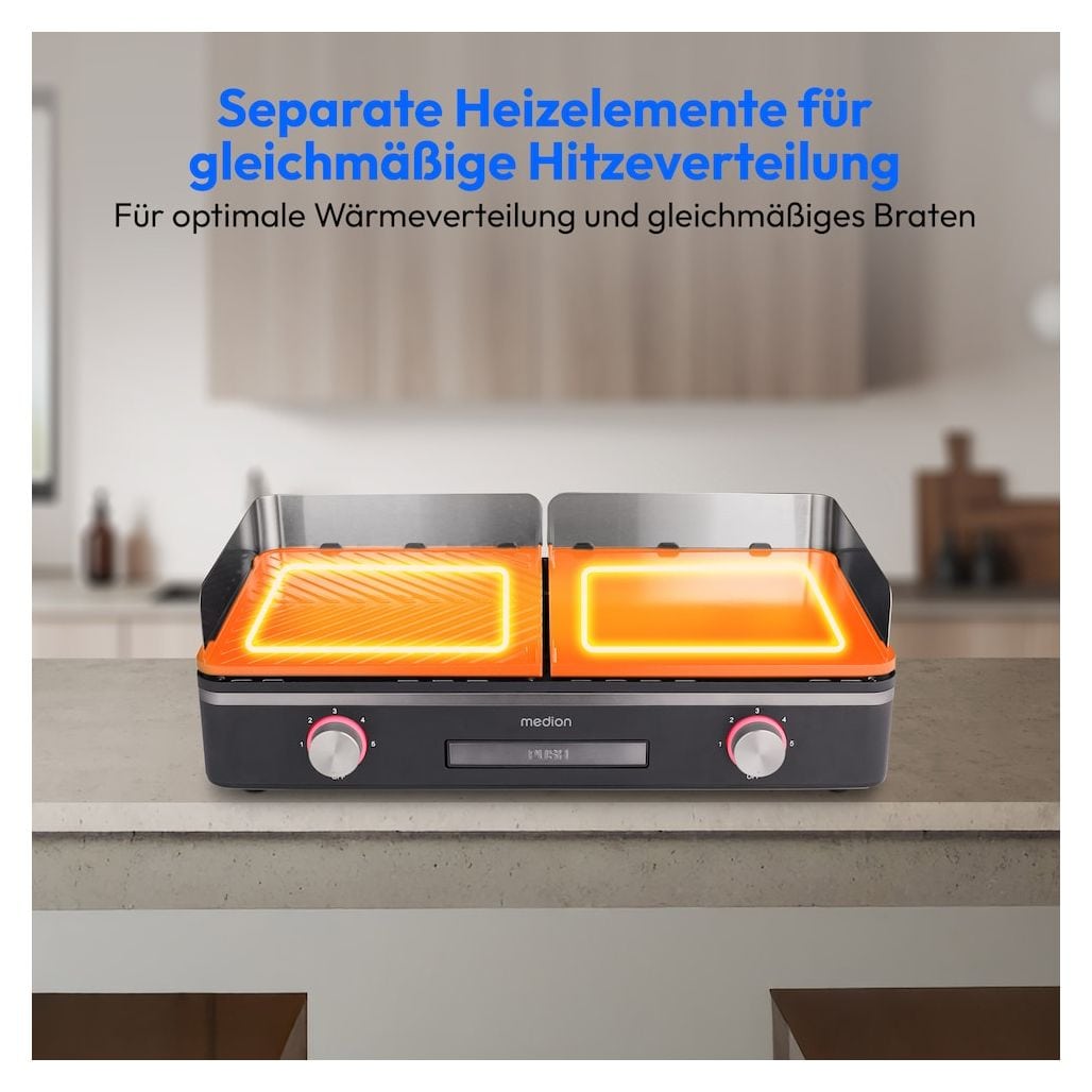 MD12027 2400 W  (Schwarz, Edelstahl) 