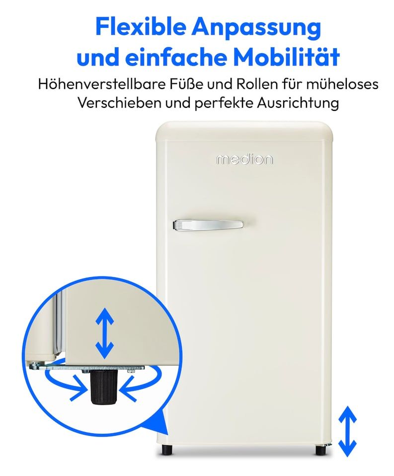 MD37800 91 l Kühlschrank freistehend EEK: E 85 kWh Jahr  (Cremefarben) 
