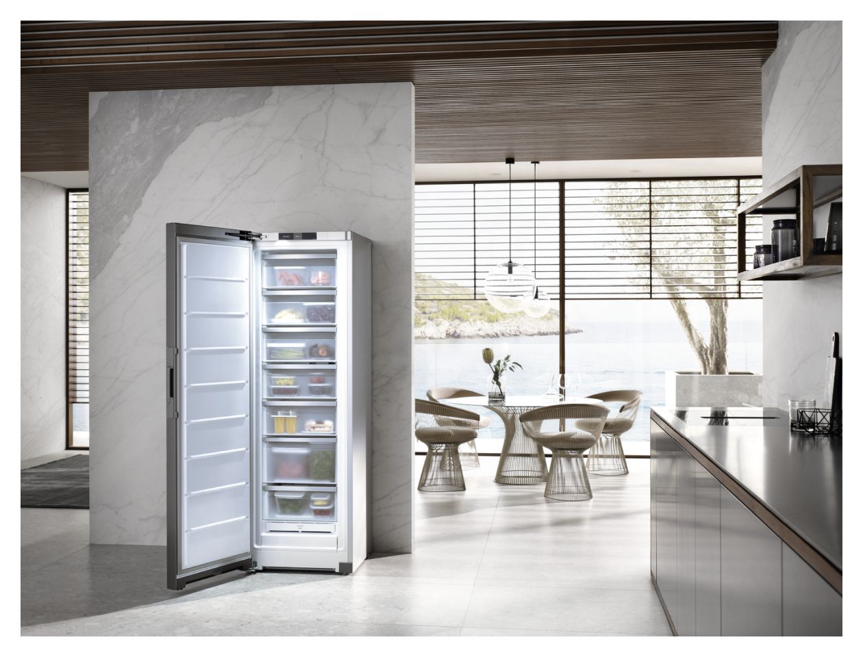 FNS4882D 278 l Gefrierschrank 198 kWh Jahr NoFrost  (Silber) 