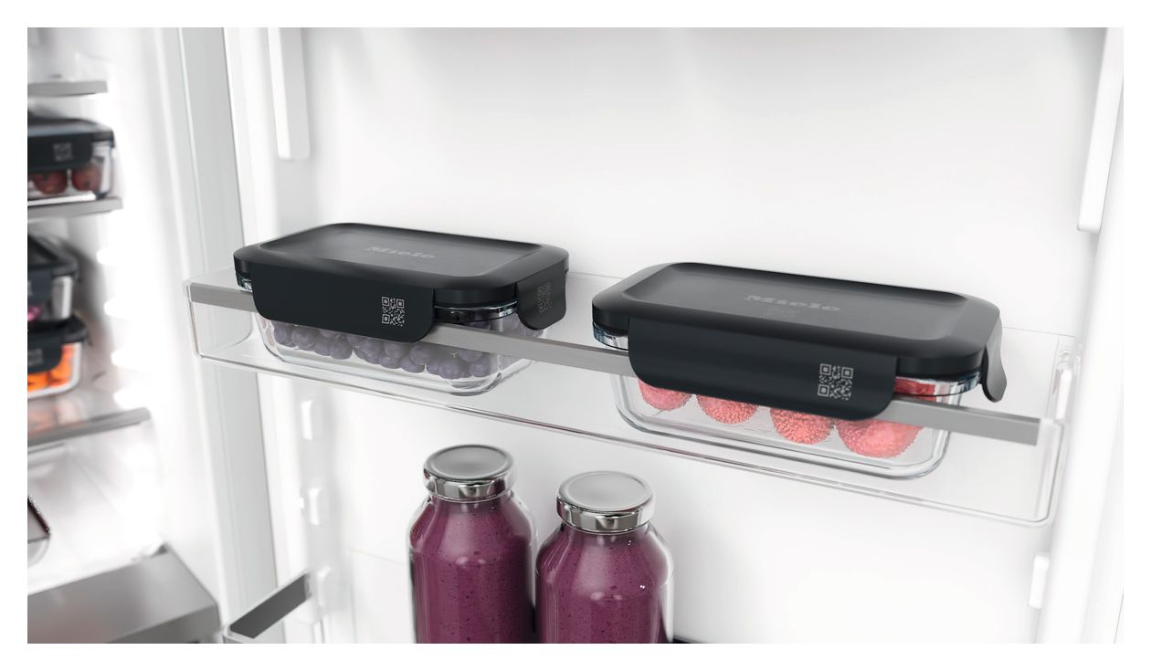 GaLa-S Gourmet-Box S Container Rechteckig 0,4 l Glas (Schwarz, Transparent) 