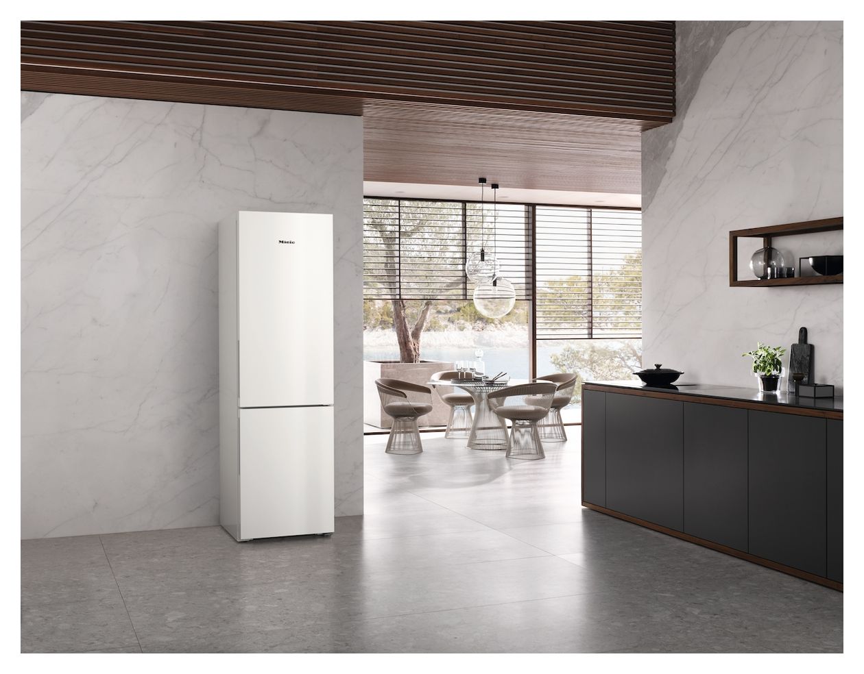 KFN4395CD 227 l / 103 l Kühl-Gefrierkombi freistehend NoFrost 162 kWh Jahr  (Weiß) 