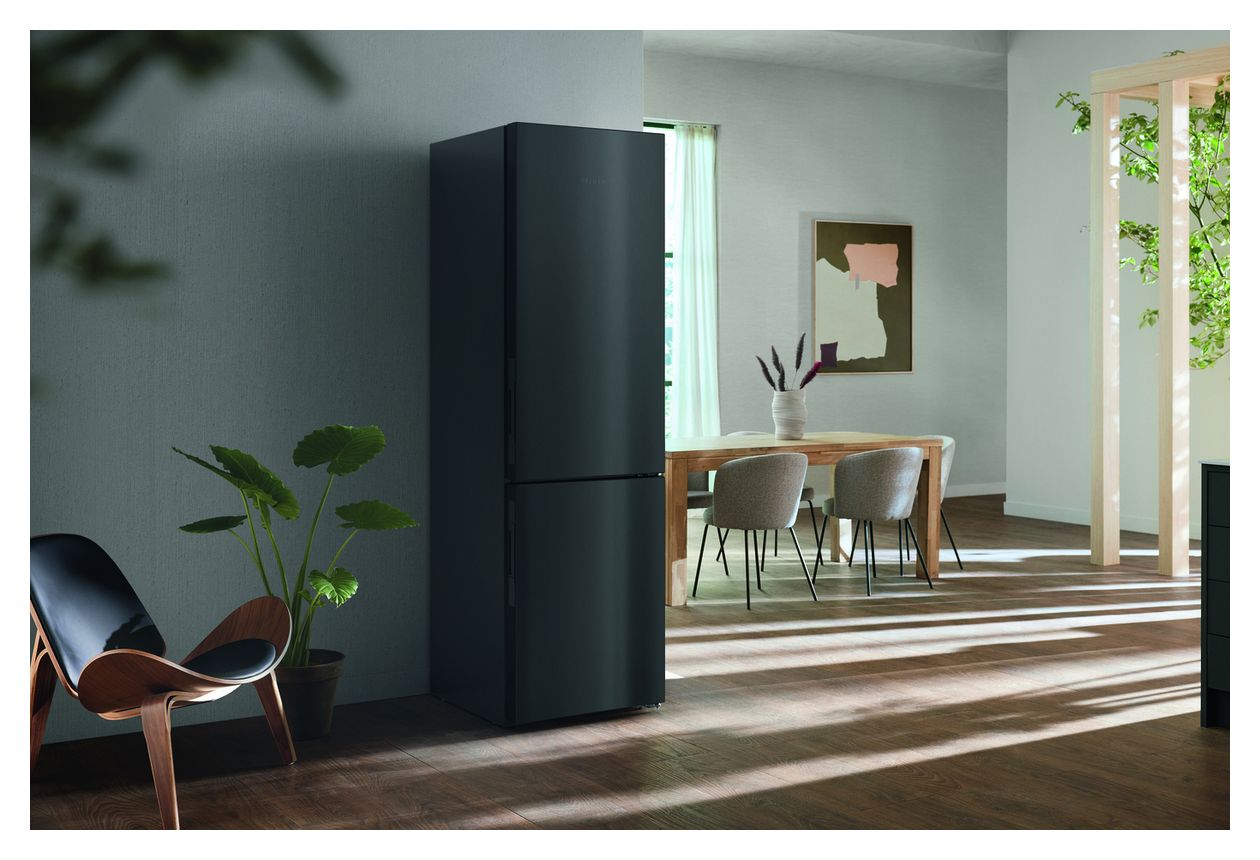 KFN4898A-20D 259 l / 103 l Kühl-Gefrierkombi freistehend NoFrost 92,35 kWh Jahr  (Schwarz) 