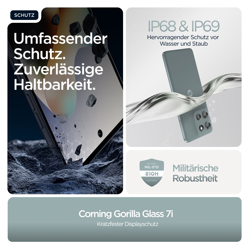 Moto G56 256 GB 5G Smartphone 17,1 cm (6.72") 2,6 GHz Android 50 MP Dual Kamera Dual Sim WiFi 5 (Gray Mist) 