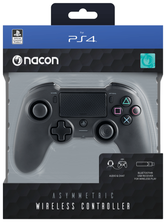 NACON Asymmetric Wireless Controller Analog / Digital Gamepad PC, PlayStation  4 kabelgebunden&kabellos (Schwarz) von expert Technomarkt