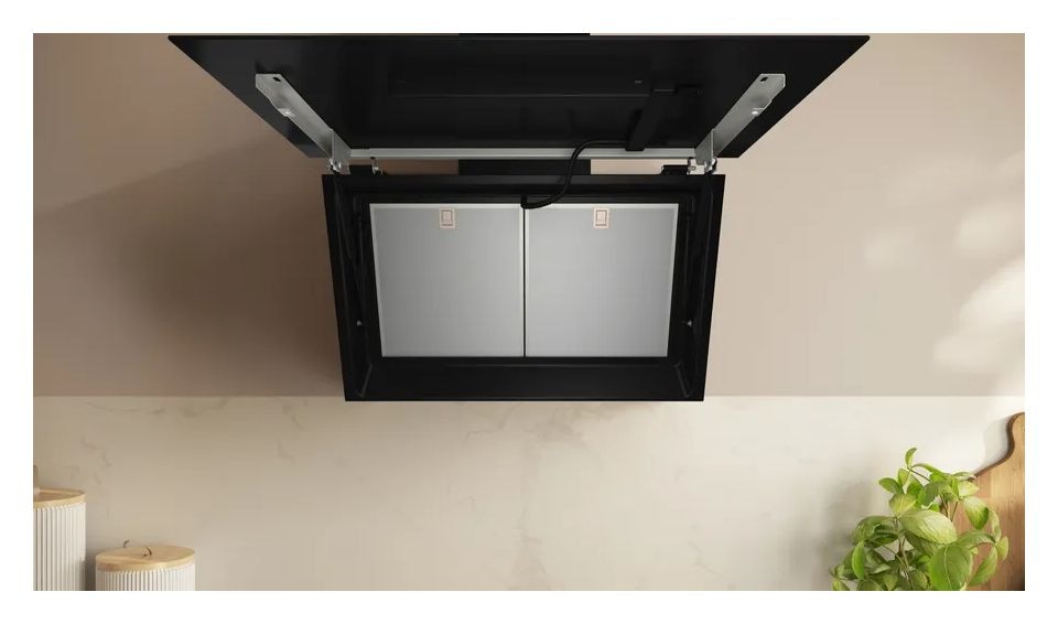 D88IAN2S0 Abluft/Umluft Dunstabzugshaube/Esse Wand (Schwarz) 