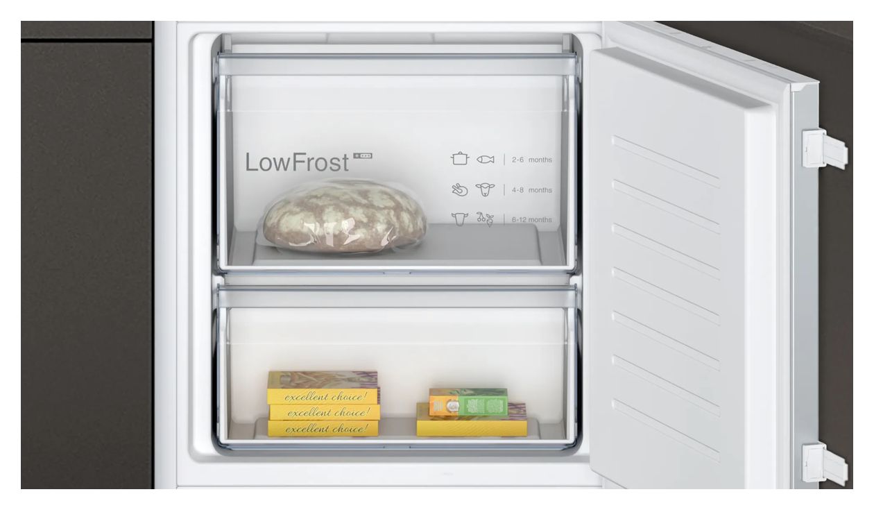 N30 KI5871SE0 Schlepptür 200 l 177,5 cm Einbaukühlschrank EEK: E 216 kWh Jahr 