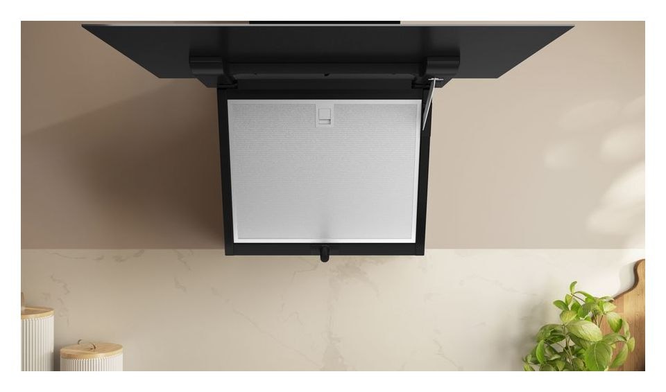N50 D65IFN1S0 Abluft/Umluft Dunstabzugshaube/Esse Wand 60 cm (Schwarz) 