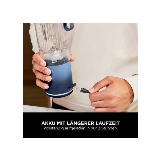 BC251EU Blast Max 0,57 l Standmixer 3 Geschwindigkeiten  (Blau, Transparent) 