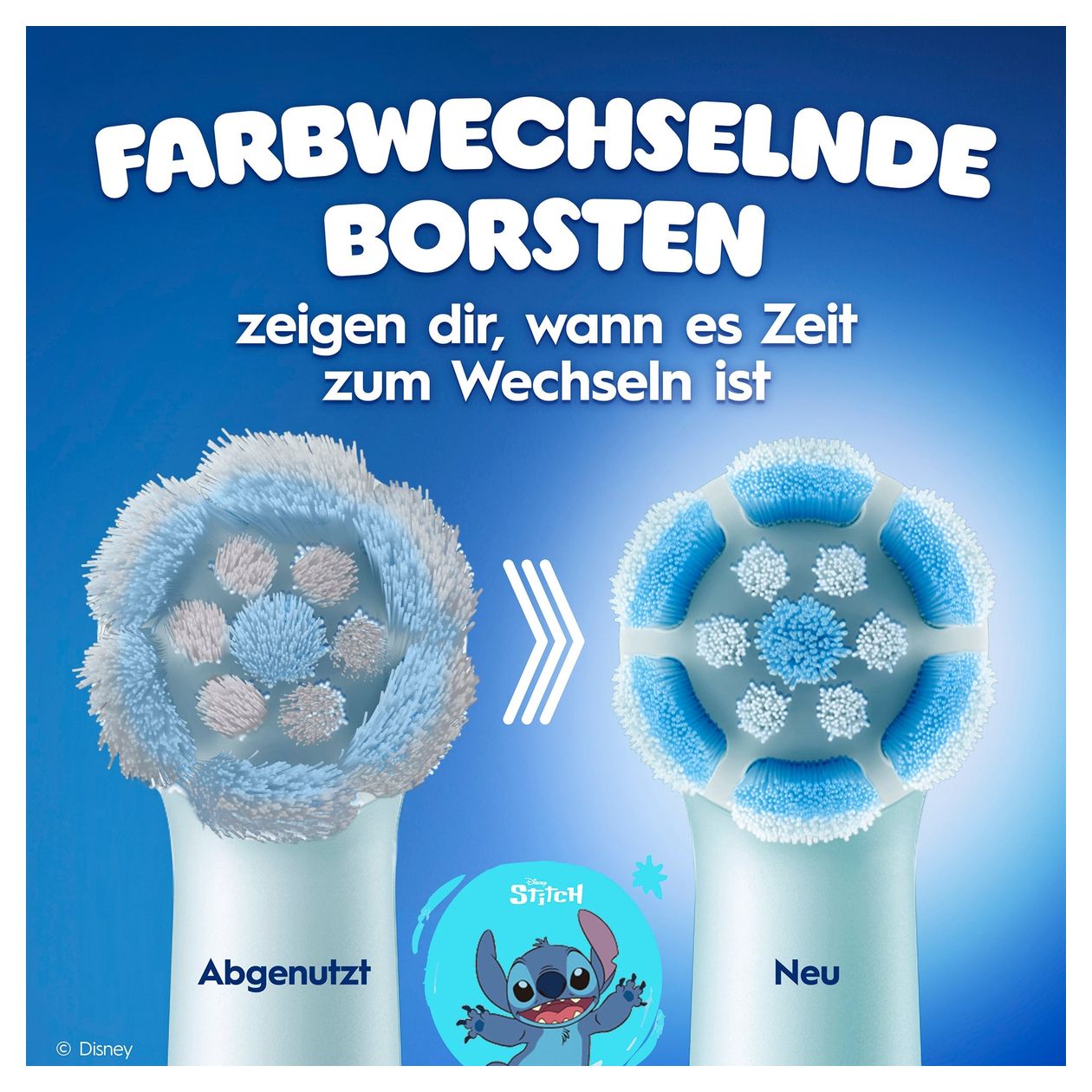 iO Kids 6+ Disney Stitch Aufsteckbürsten, 2 Stück 