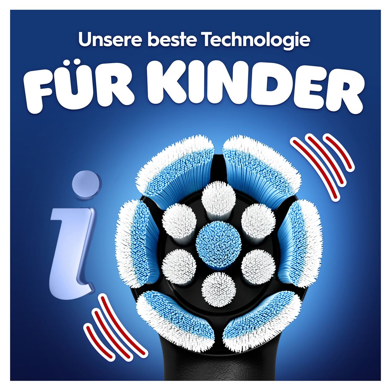 iO Kids 6+ Spiderman Rotierende Zahnbürste für Kinder  (Schwarz) 