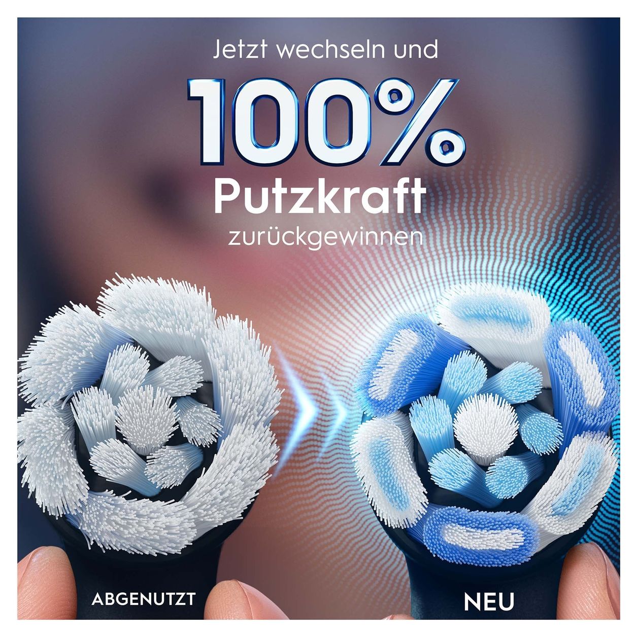 iO Ultimative Reinigung, Original Aufsteckbürsten, Schwarz, 2 Stück 