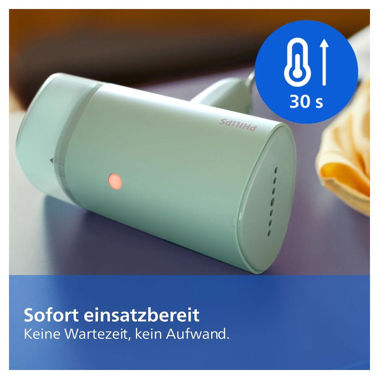 3000 Series STH3010/70 Tragbarer Dampfglätter 20 g/min  (Grün) 