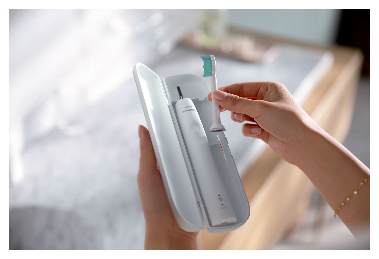 HX3673/13 Sonicare 3100 Series Schall-Zahnbürste für Erwachsene 336 h  (Weiß) 