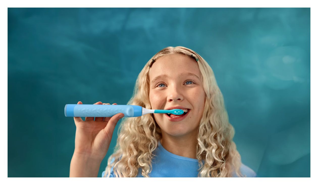 HX6600/42 For Kids Smart Schall-Zahnbürste für Kinder 504 h  (Blau) 