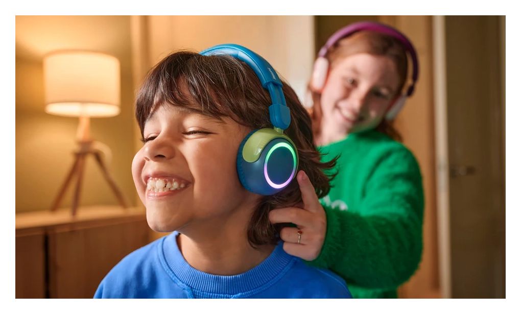 TAK4200MP/00 Ohraufliegender Bluetooth Kopfhörer kabellos 45 h Laufzeit (Orange, Violett, Rose) 