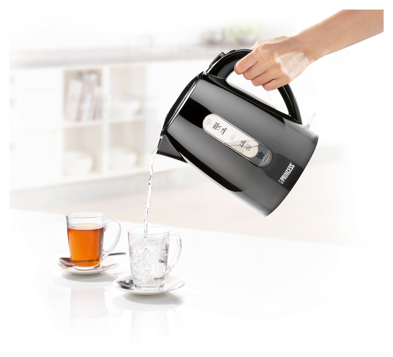 236017 1,7 l Wasserkocher 2200 W  (Schwarz) 