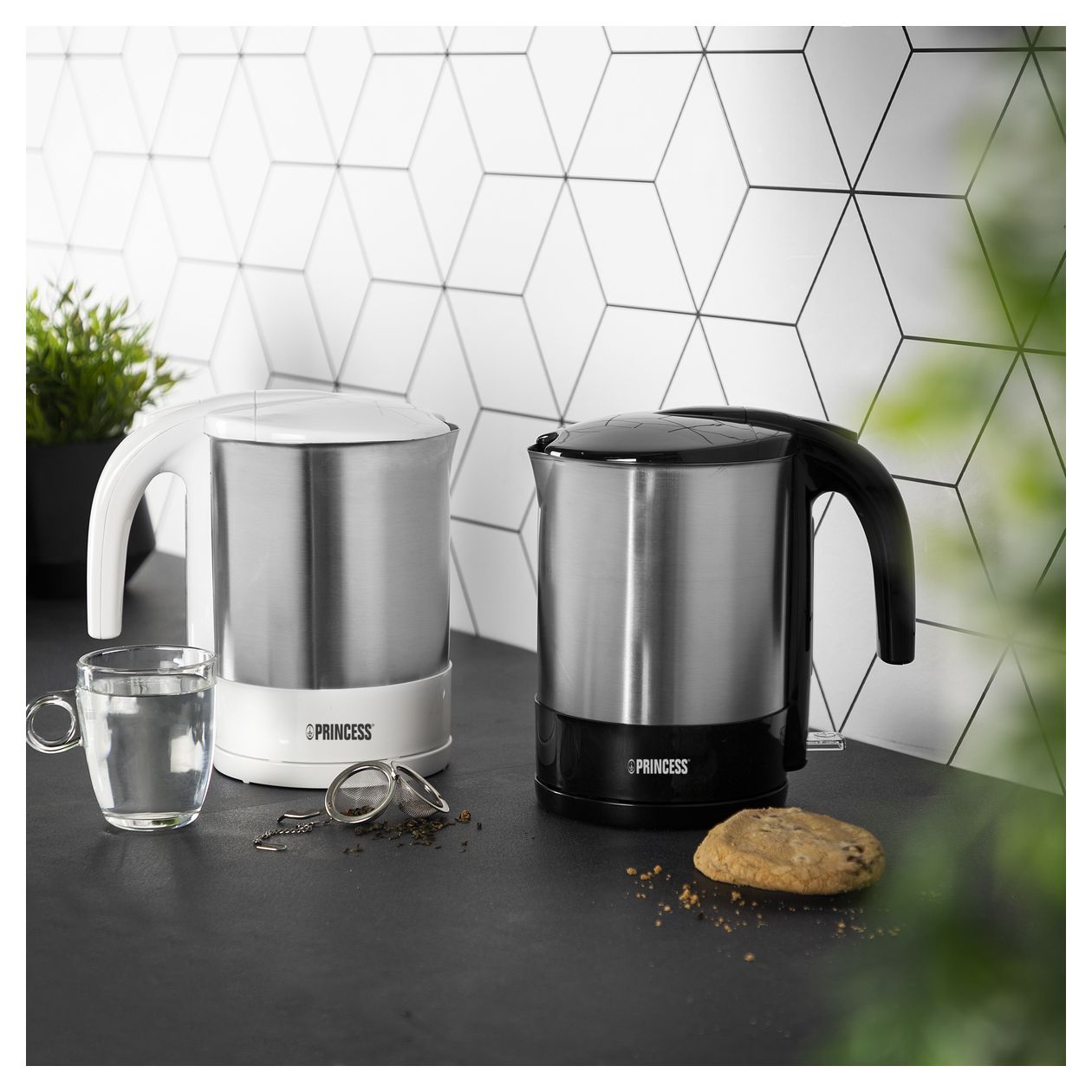 236039 1,7 l Wasserkocher 2200 W  (Schwarz, Edelstahl) 