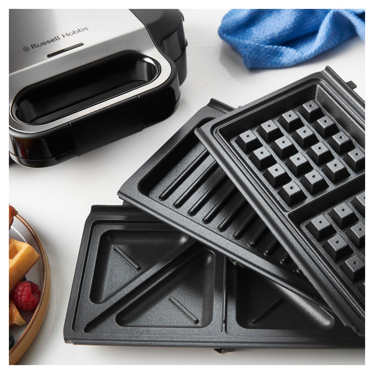 26810-56 Creations Sandwichmaker 750 W für 1 Sandwiches  (Schwarz, Edelstahl) 