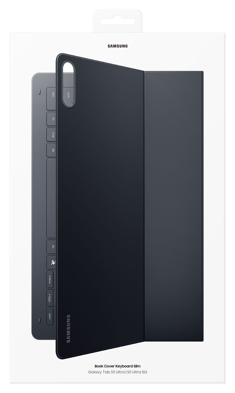 Book Cover Keyboard Slim Folio für Samsung Galaxy Tab S11 Ultra bis 37,1 cm (14.6") (Schwarz) 