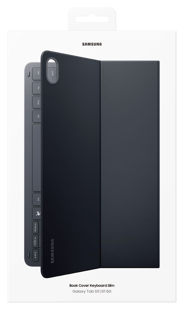 Book Cover Keyboard Slim Folio für Samsung Galaxy Tab S11 bis 27,9 cm (11") (Schwarz) 