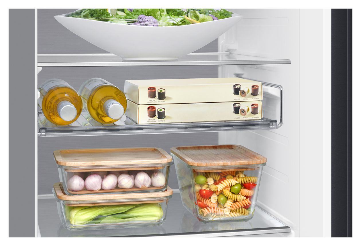 RS90F64EDF Side-by-Side Kühl-/ Gefrierkombination 420 l / 220 l 349 kWh NoFrost 1780 mm x 912 mm  (Schwarz) 