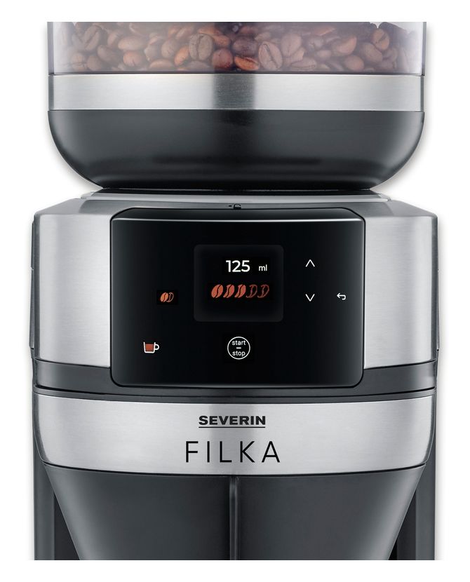 KA4853 1 Tassen Filterkaffeemaschine  (Schwarz, Silber) 