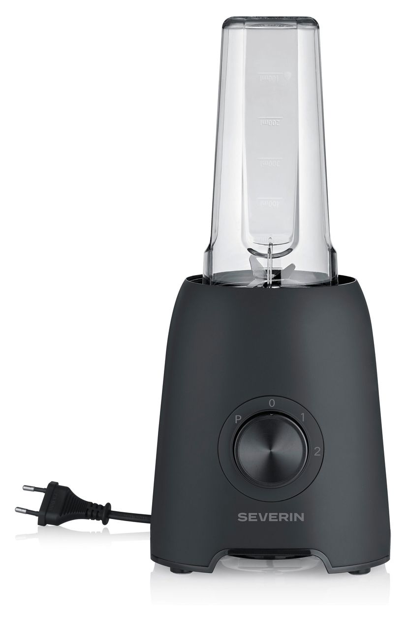 SM3724 1,5 l Standmixer 2 Geschwindigkeiten 600 W (Schwarz, Transparent) 