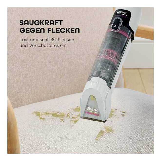 HX100EUT StainForce Handstaubsauger Beutellos (Schwarz, Pink, Weiß) 