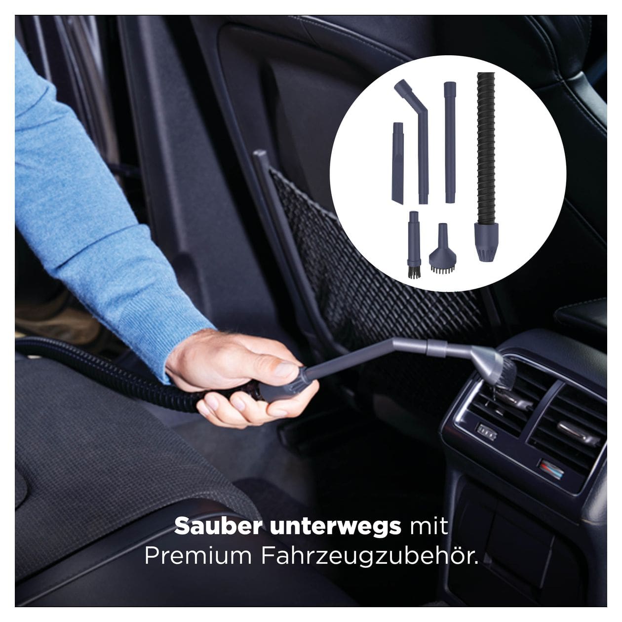 IA1244EU Handstaubsauger Beutellos bis 60 min Laufzeit HEPA  (Blau) 