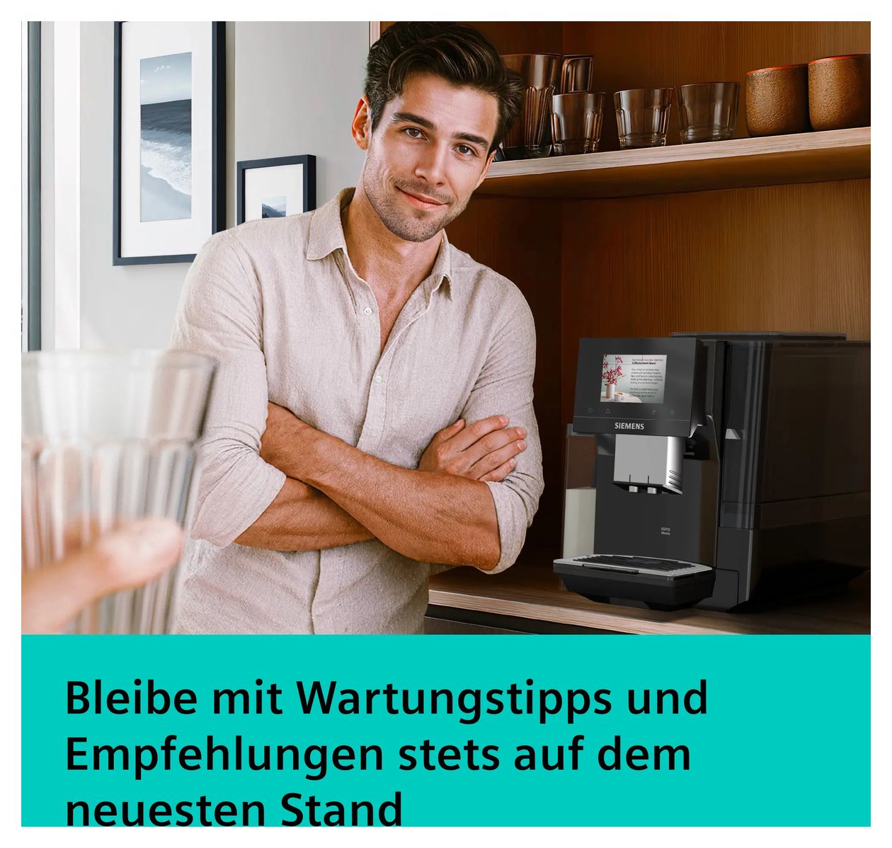 EQ700 TQ725E03 iAroma Kaffeevollautomat 19 bar 2,4 l 320 g  (Schwarz) 